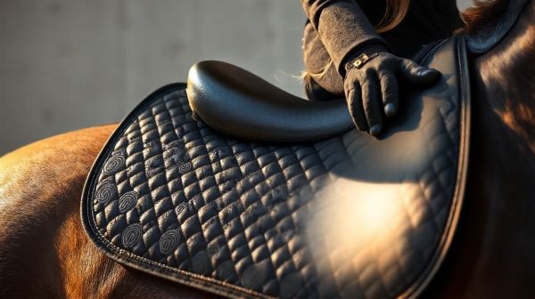 Top black dressage saddle pads for ultimate comfort